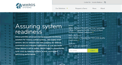 Desktop Screenshot of mikrossystems.com